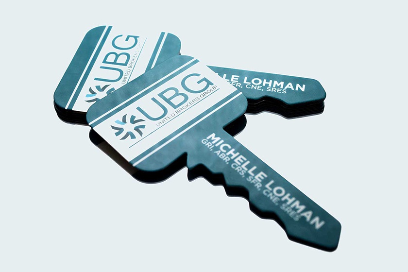 Key Shaped Business Cards Arts Arts